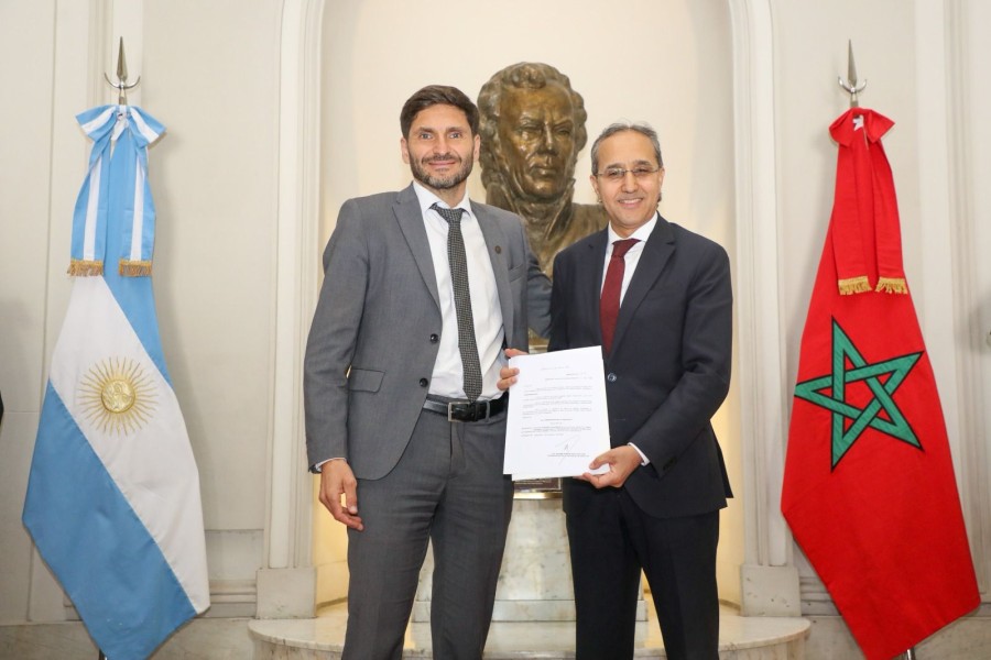 Fue este jueves, en Casa de Gobierno, con el objetivo de consolidar y profundizar los lazos comerciales con ese pa&iacute;s africano.