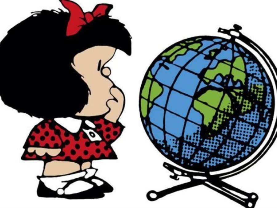 Homenaje a Mafalda por los 60 a&ntilde;os desde su primera aparici&oacute;n.