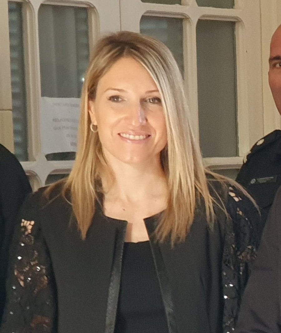 La secretaria de Gesti&oacute;n Institucional del Ministerio de Justicia y Seguridad de Santa Fe, Lic. Mar&iacute;a Virginia Coudannes.