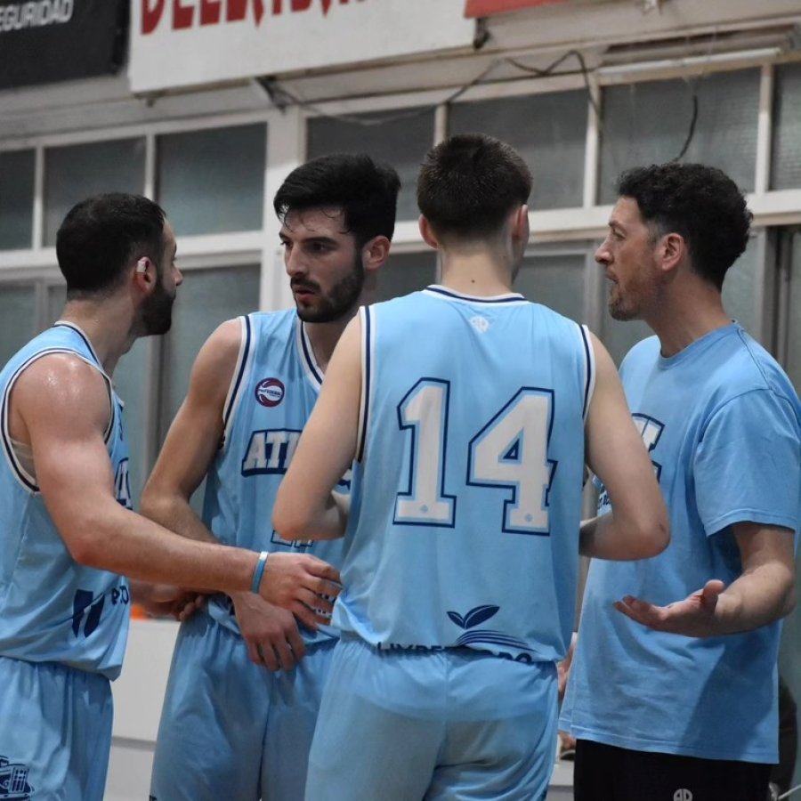 BUEN CIERRE. atl&eacute;tico derrot&oacute; a Brown por 20 puntos.