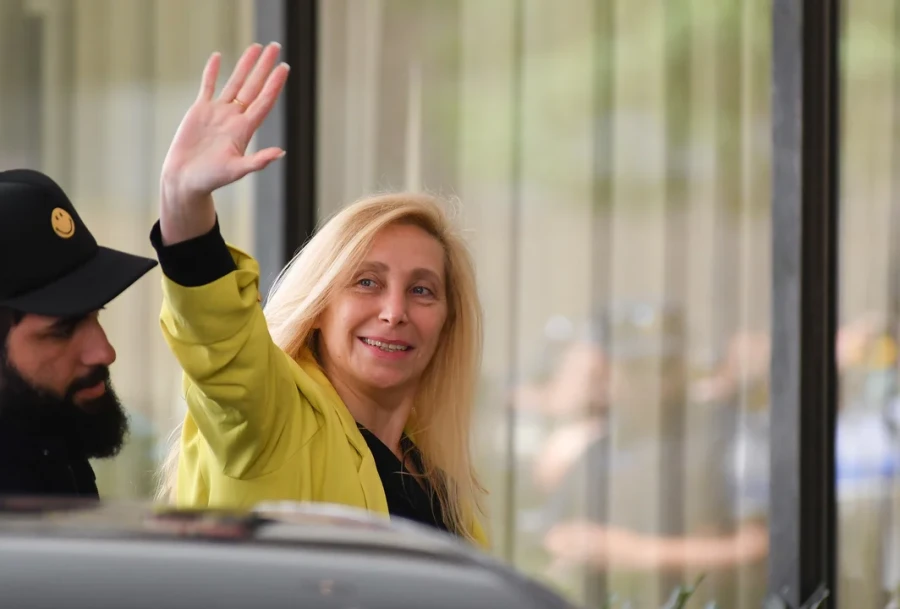 Karina Milei encabeza un acto en Santiago del Estero.
