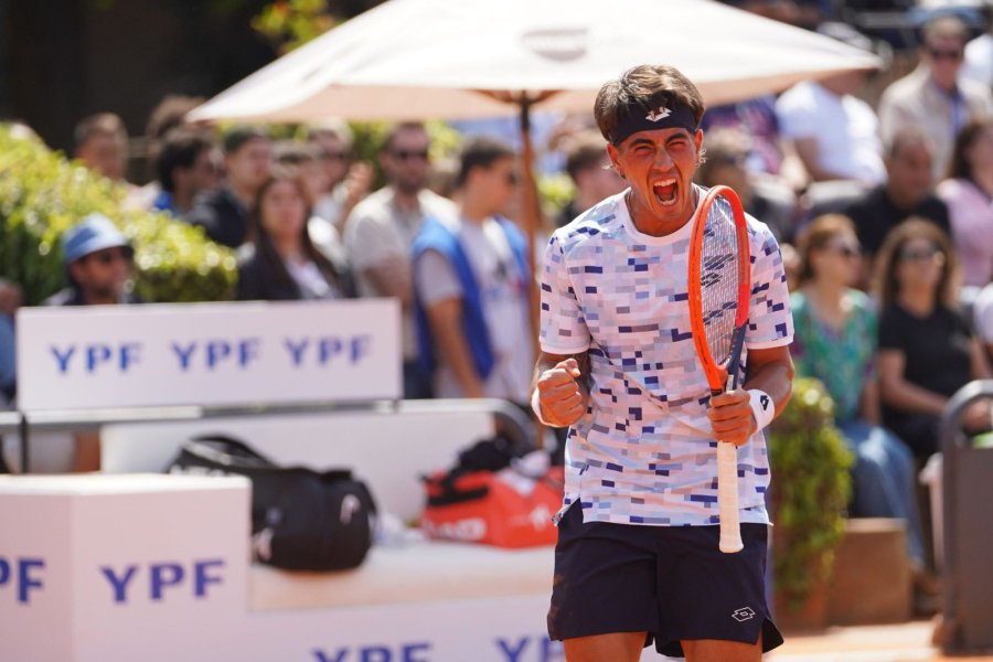 LO DIO VUELTA. El marplatense gan&oacute; en tres sets.