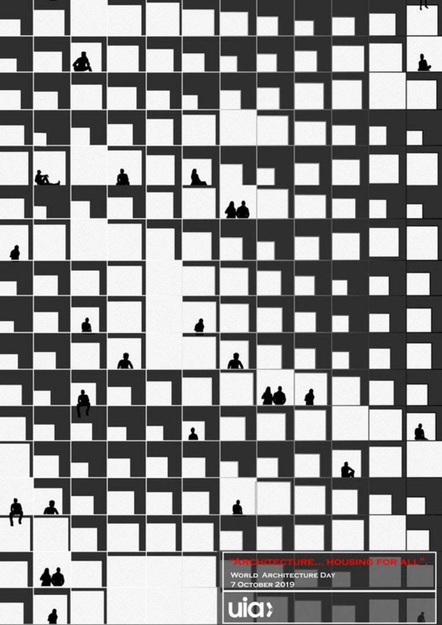 Cartel del D&iacute;a Mundial de la Arquitectura 2019.