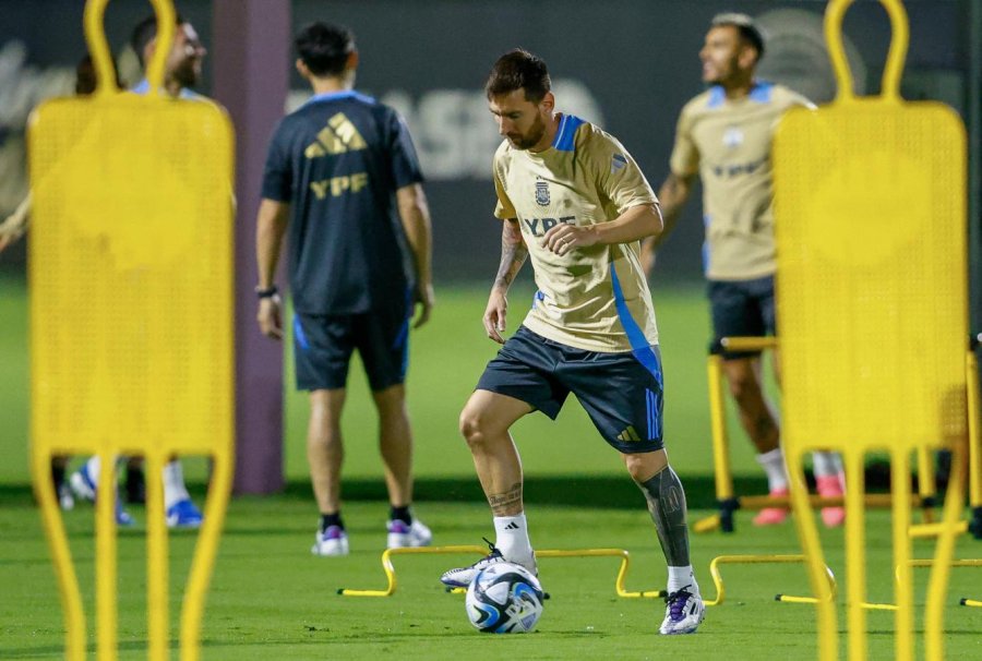 CON MESSI A LA CABEZA LA SELECCI&Oacute;N TRABAJA EN MIAMI
