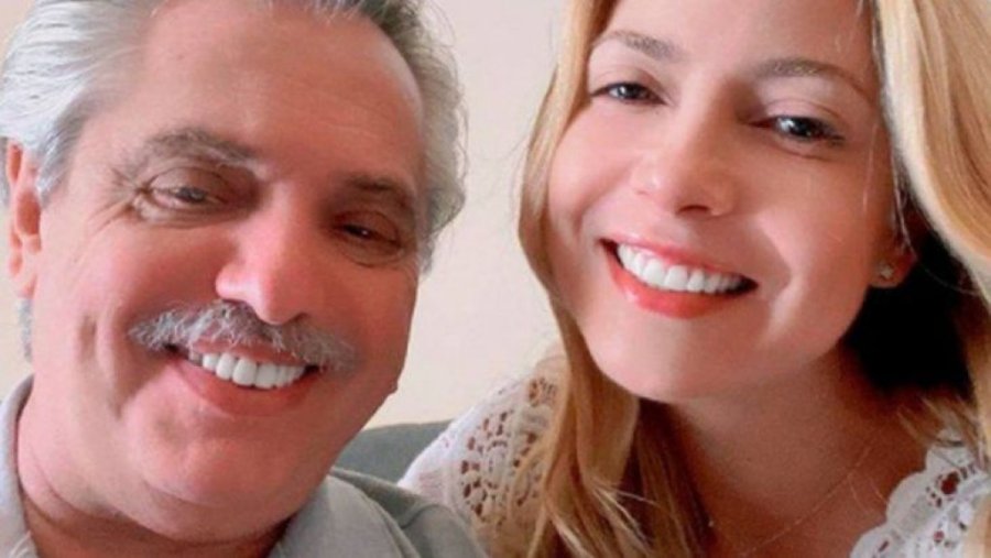 Fabiola Ya&ntilde;ez y el ex presidente Alberto Fern&aacute;ndez.