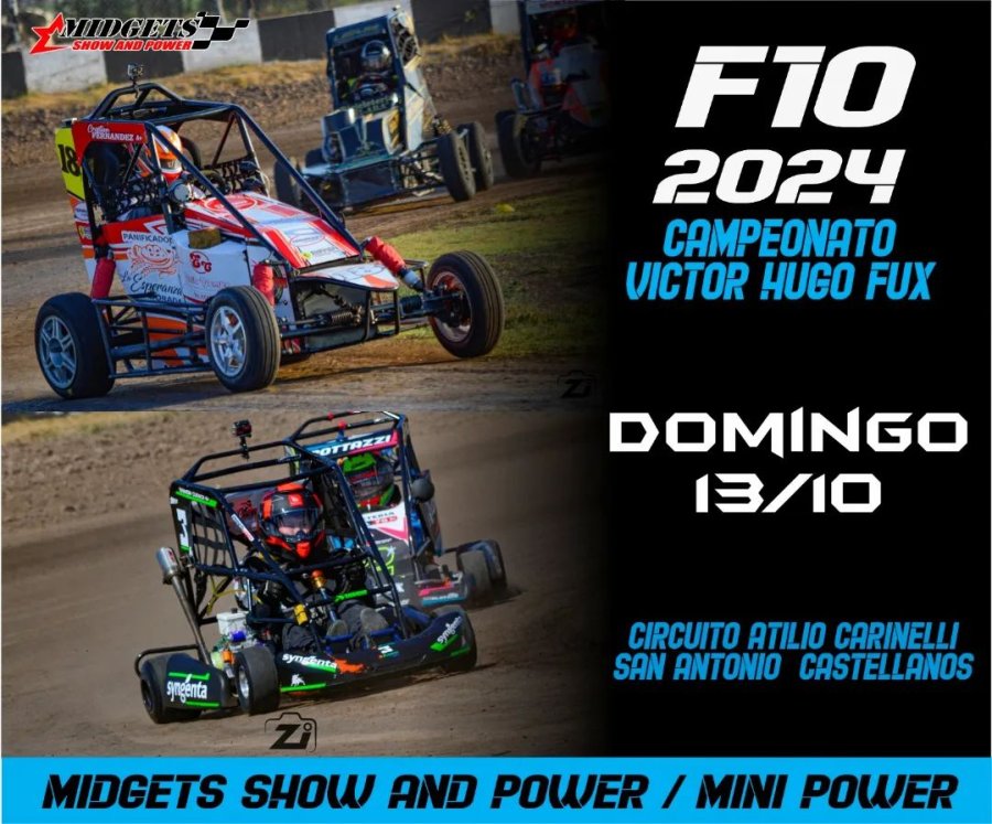 Afiche promocional de la competencia del pr&oacute;ximo domingo.