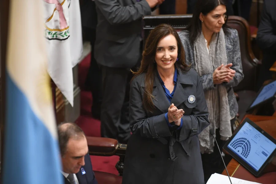 La vicepresidenta Victoria Villarruel.