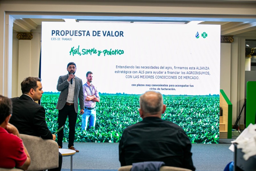 ALIANZA. El Banco y la ALS dise&ntilde;aron soluciones financieras para adquirir agroinsumos en condiciones altamente competitivas.