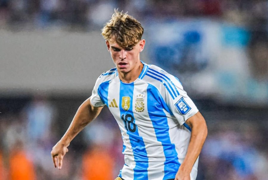 NICO PAZ TUVO UN GRAN DEBUT EN LA SELECCI&Oacute;N ARGENTINA