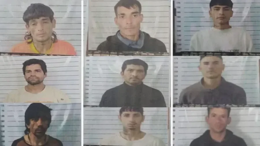 Estos son los rostros de los nueve presos que se fugaron de una comisar&iacute;a en Santa Fe.