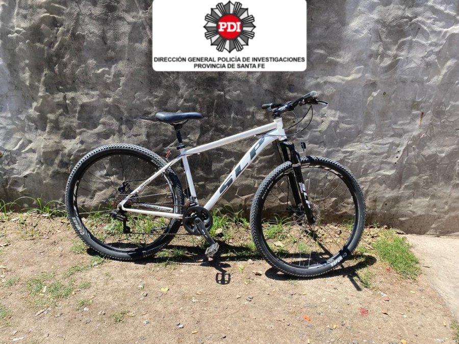 La bicicleta recuperada por la Polic&iacute;a de Investigaciones.