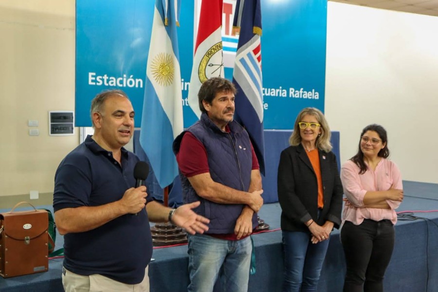 AUTORIDADES. Referentes del organismo a nivel nacional estuvieron en el acto de apertura.