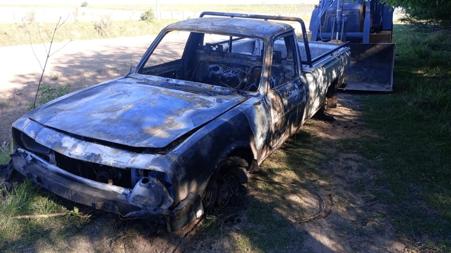 Se trat&oacute; de una camioneta Peugeot 504 robada el viernes &uacute;ltimo.