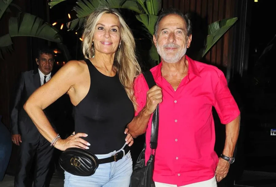 Guillermo Francella y Maryn&eacute;s Bre&ntilde;a, separados.