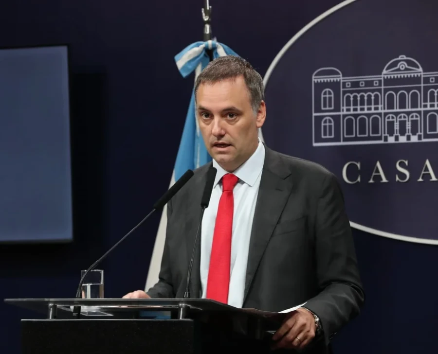 El vocero presidencial, Manuel Adorni.