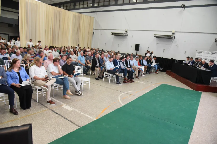 La asamblea ordinaria de la Cooperativa Lehmann en Pilar. (FOTO COOP. LEHMANN)
