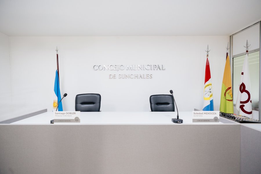 Vista parcial del recinto de sesiones.