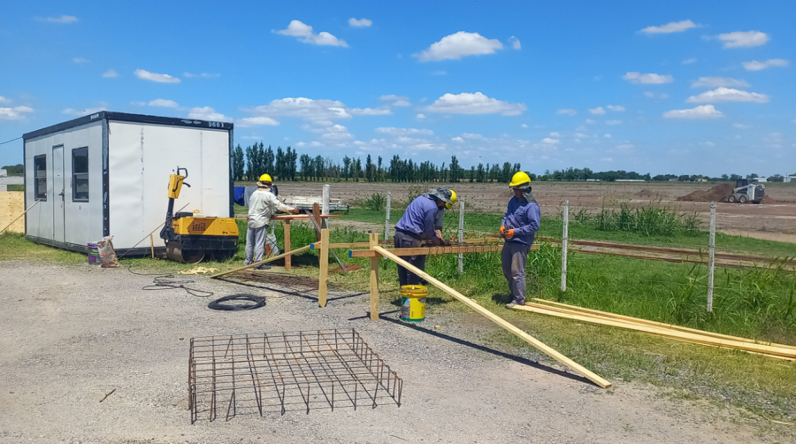 PLAZOS. De no mediar problemas, la obra estar&aacute; finalizada en tres meses.