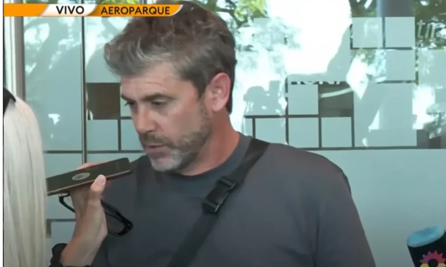 Mateo Ferrer&iacute;a, representante de APLA al culminar la reuni&oacute;n de los gremios con Aerol&iacute;neas.