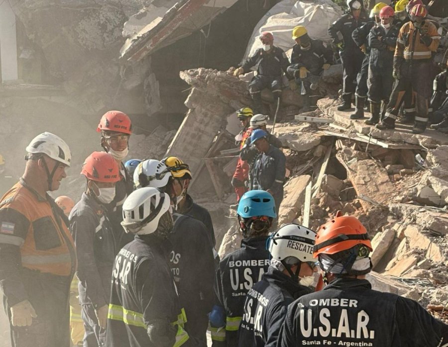 La delegaci&oacute;n parti&oacute; el 4 de noviembre desde Rosario y moviliz&oacute; m&aacute;s de 60 personas en 12 camionetas y 3 camiones.
