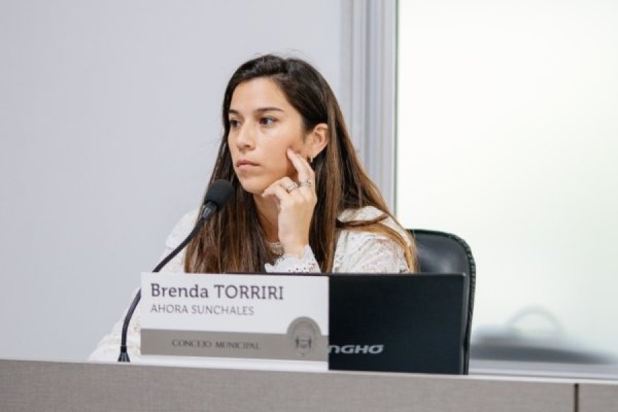 Brenda Torriri, la concejal oficialista fundament&oacute; el proyecto del Ejecutivo.