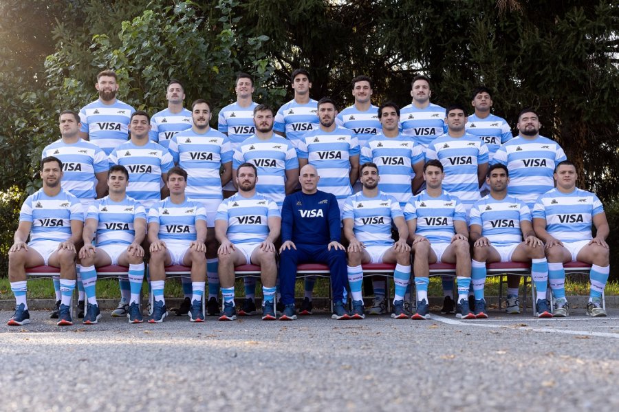 LOS 23. Felipe Contepomi junto a los jugadores elegidos para enfrentar a Italia.