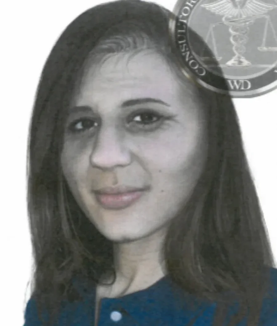 As&iacute; se ver&iacute;a ahora Maria Cash seg&uacute;n la inteligencia artificial, en una imagen difundida por la Polic&iacute;a de Salta.