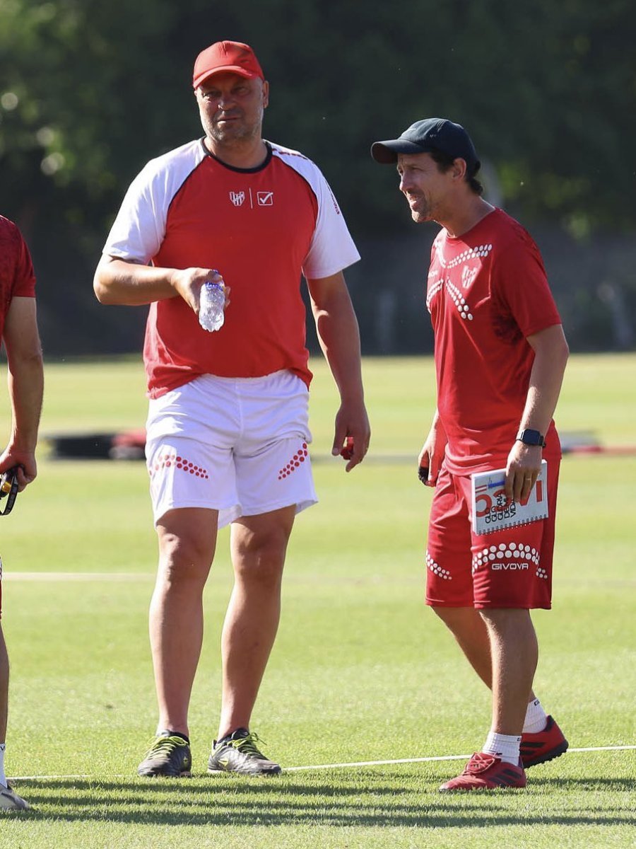 INTERINATO. Jim&eacute;nez y Martelotto en la pr&aacute;ctica.