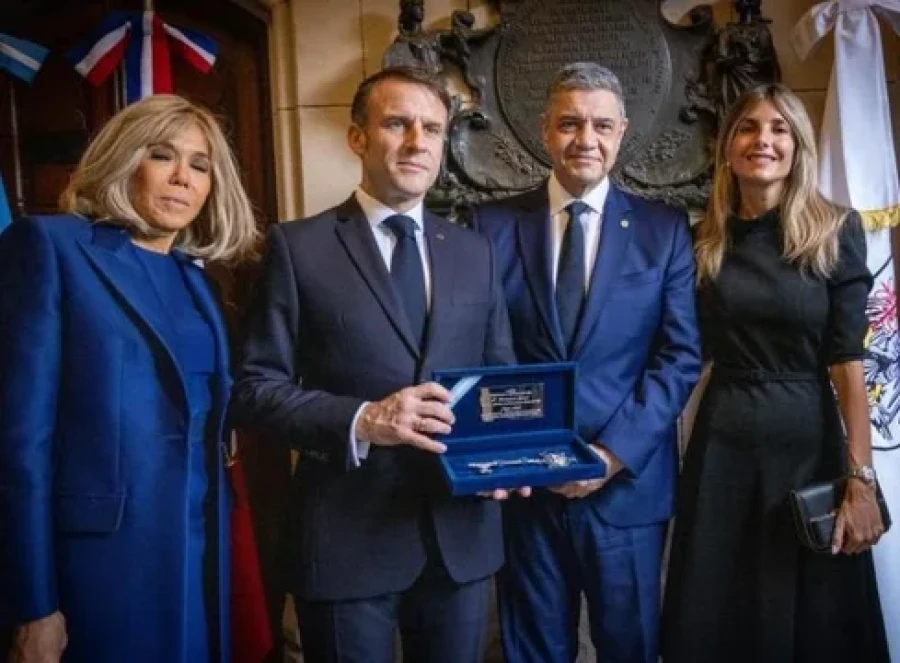 La visita de Macr&oacute;n en Buenos Aires.