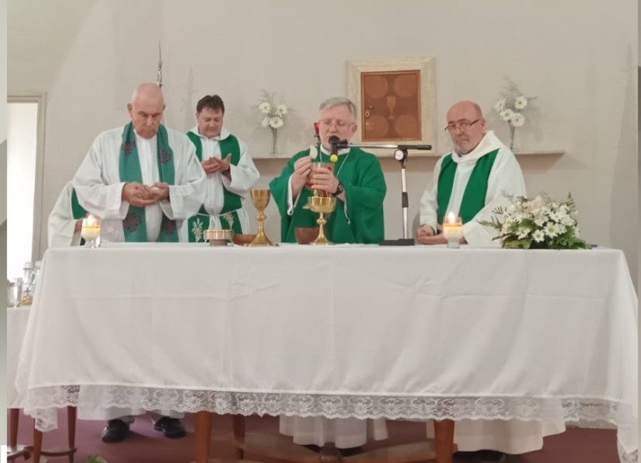 En la celebraci&oacute;n  Jos&eacute; Mar&iacute;a Stucky, Claudio Badino, Pedro Torres y Oscar Sara.