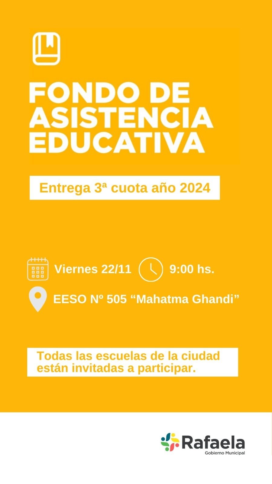 El viernes se entrega la tercera cuota del FAE.
