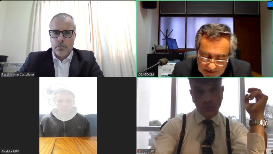 La audiencia imputativa fue realizada por videoconferencia a trav&eacute;s de Zoom.