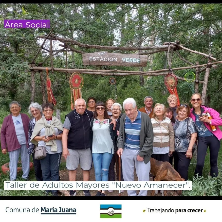 El grupo que concret&oacute; a excursi&oacute;n.