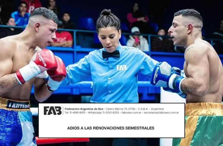 El comunicado de la Federaci&oacute;n Argentina de Box.