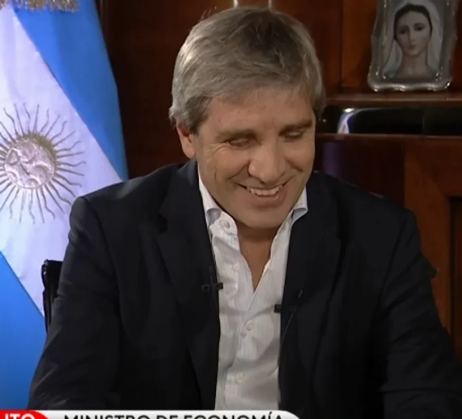Luis Caputo, ministro de Econom&iacute;a.