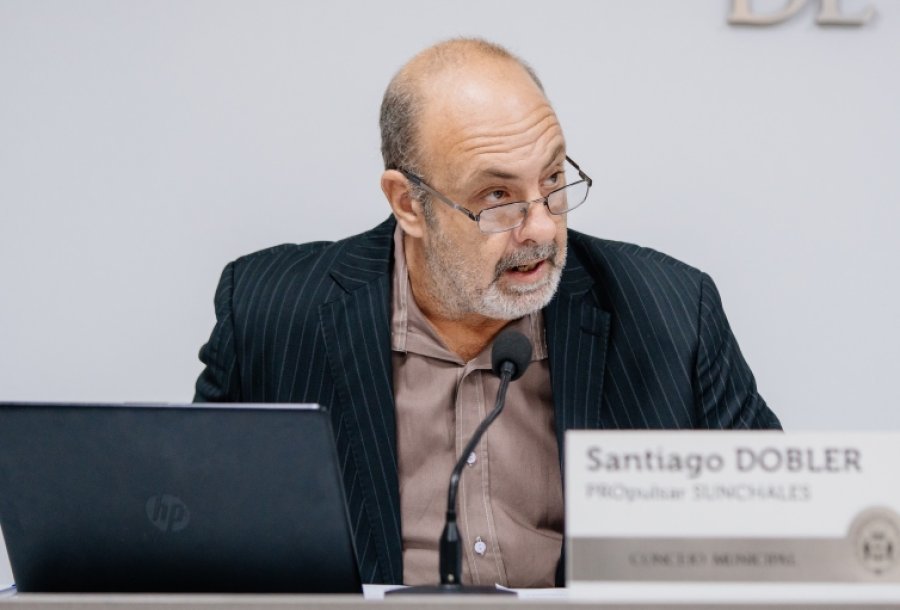 Santiago Dobler, presidente del Concejo sunchalense.