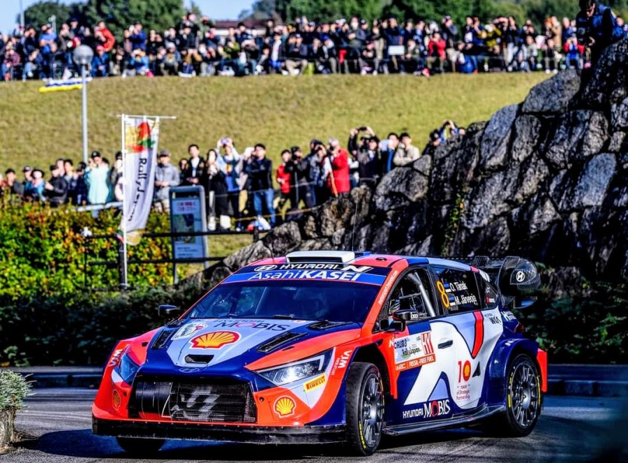 Ott T&auml;nak y el Hyundai i20 puntean en la general del Rally de Jap&oacute;n.
