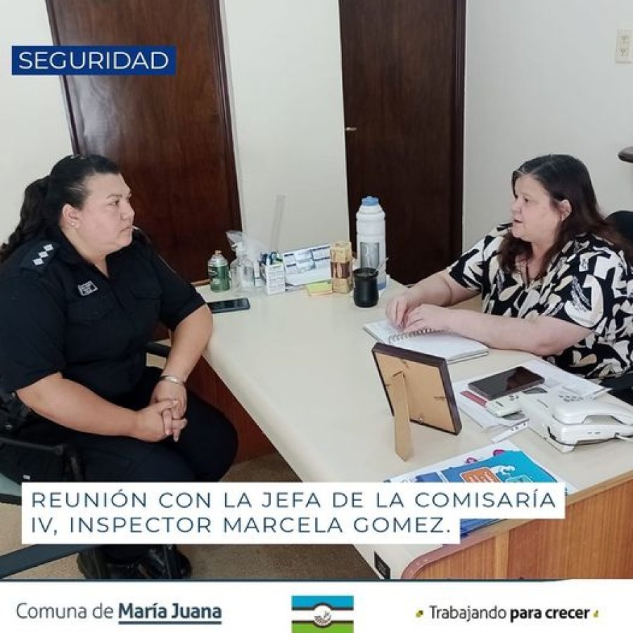 Marcela G&oacute;mez y Sandra Gaido durante el encuentro.
