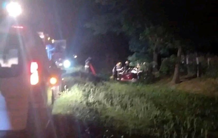 El escenario donde ocurri&oacute; el tr&aacute;gico siniestro vial sobre Ruta 70, en la zona rural de Nuevo Torino.