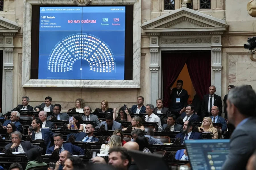 La vez anterior que se iba a tratar no hubo qu&oacute;rum.