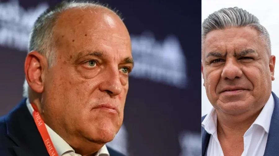 Javier Tebas liquid&oacute; a Claudio Tapia.