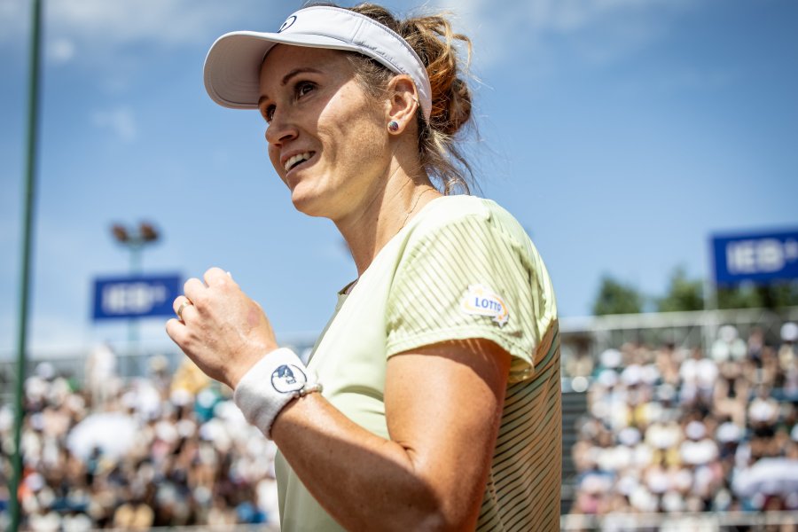 POLACA. Katarzyna Kawa venci&oacute; a la local Lourdes Carl&eacute;.