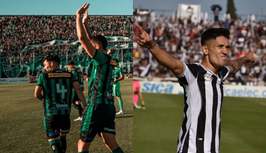 PROTAGONISTAS. San Mart&iacute;n de San Juan y Gimnasia de Mendoza.