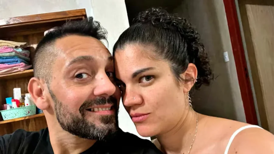 Marina In&eacute;s Tripodi y Jonatan Emmanuel Bin.