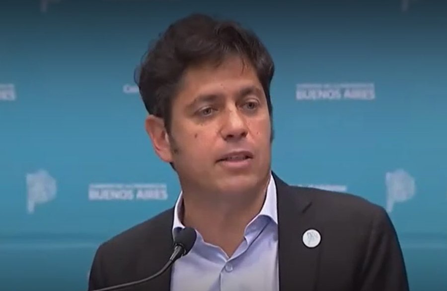El gobernador bonaerense,&nbsp;Axel Kicillof.