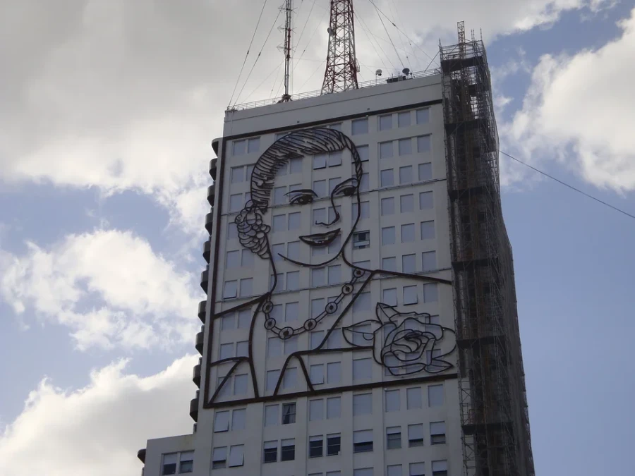 La imagen de Eva Per&oacute;n en el ministerio de Desarrollo Social.