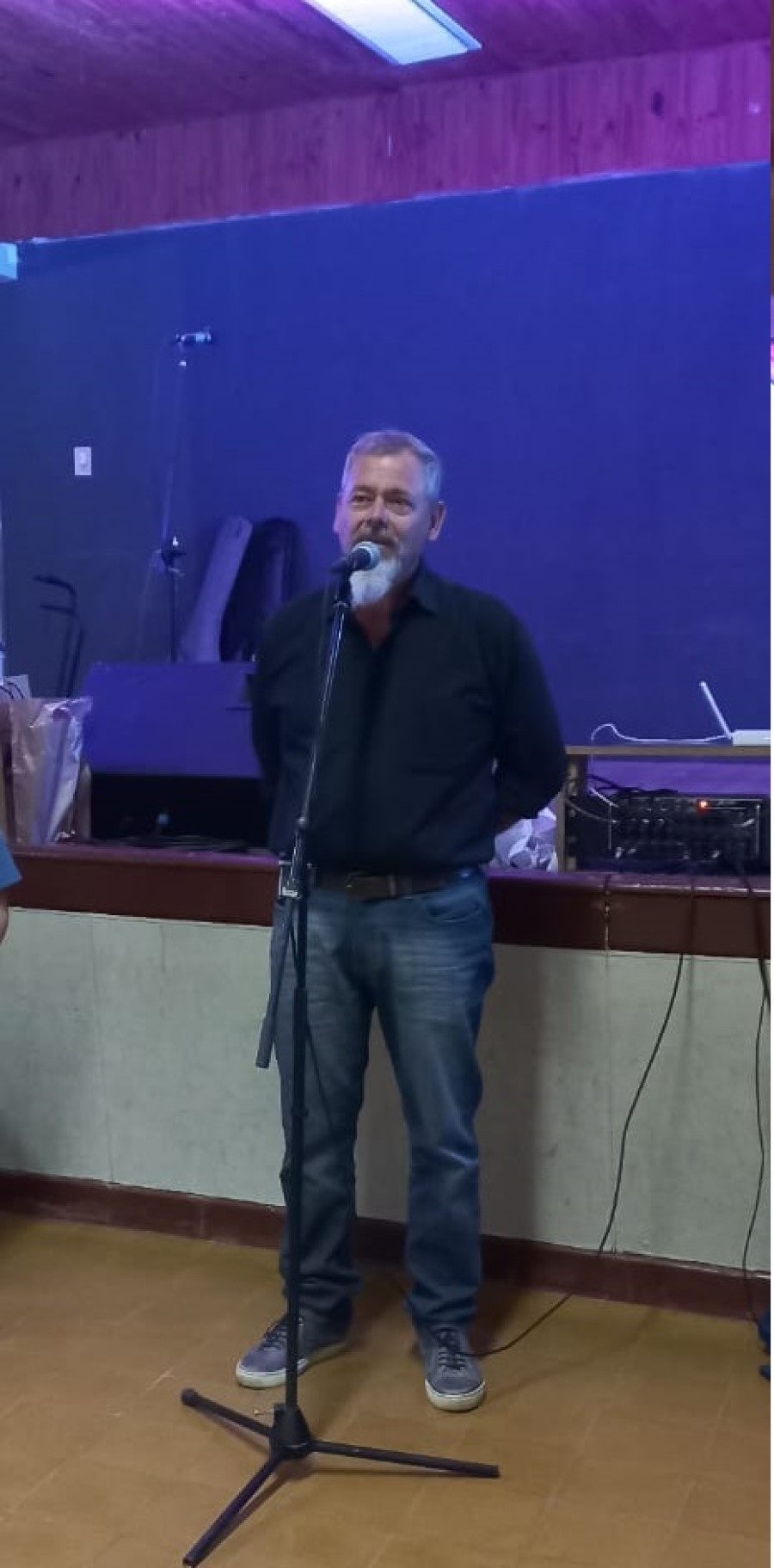 Rafael Cravero durante su alocuci&oacute;n.