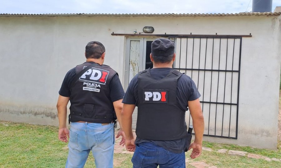Por orden de la fiscal Shirli Tomasso realizaron allanamiento en la vivienda ubicada en calle 25 de mayo 2900 de la ciudad de Tostado.&nbsp;