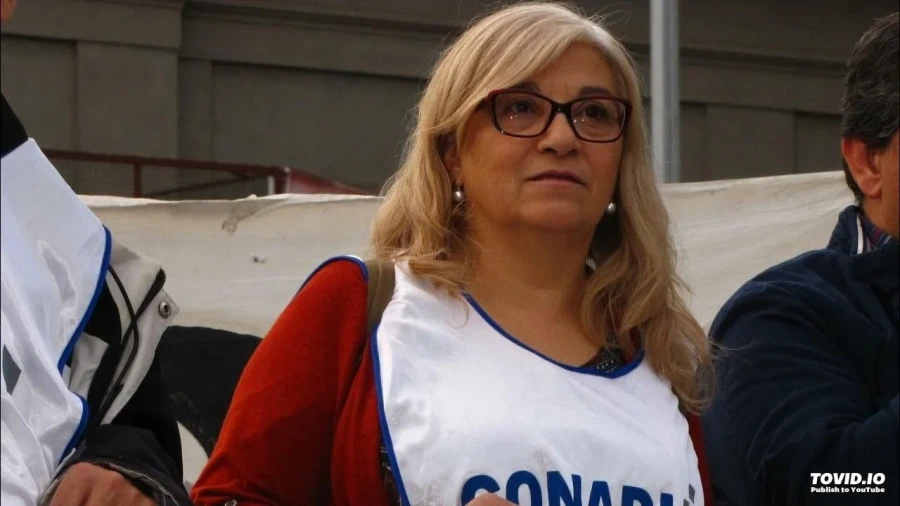 Francisca Staiti, secretaria general de la Confederaci&oacute;n Nacional de Docentes Universitarios (Conadu Hist&oacute;rica)