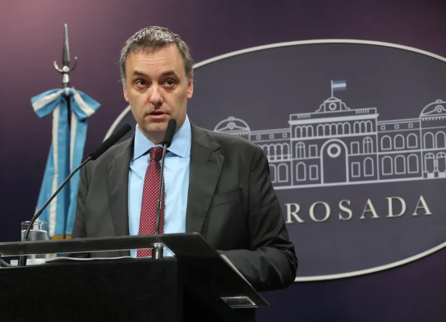 El vocero presidencial, Manuel Adorni.
